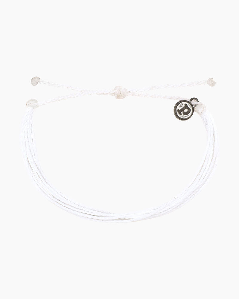 Pura Vida Bright Solid in White-Bracelets-Lemons and Limes Boutique