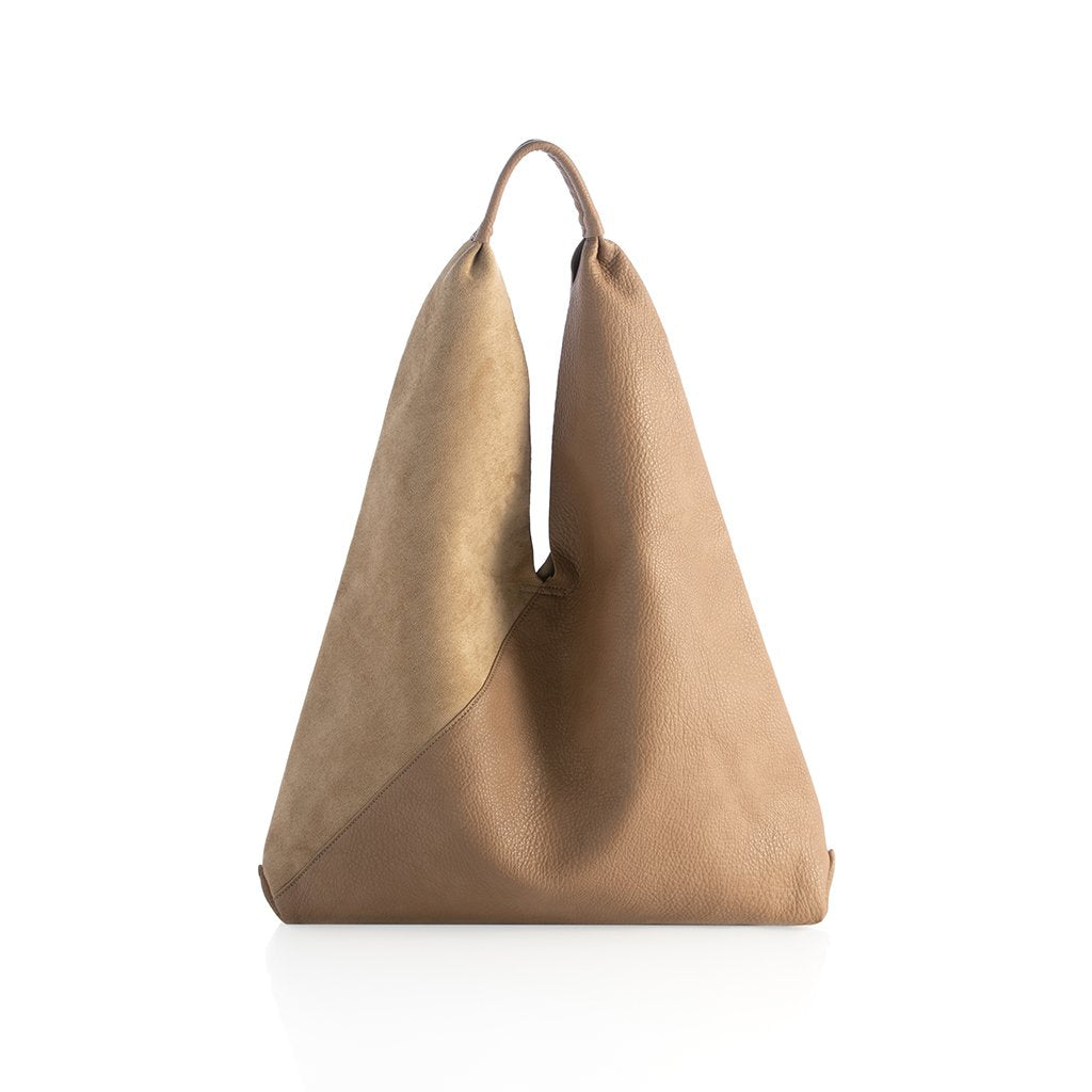 Arden Tote in Tan-Lemons and Limes Boutique