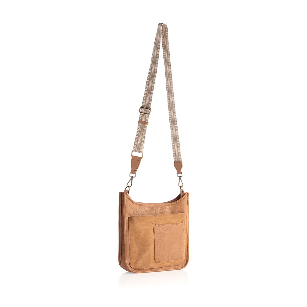 Arden Guitar Strap Cross-body in Tan-Crossbody-Lemons and Limes Boutique