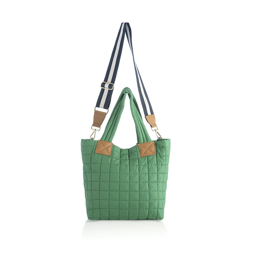 Ezra Tote in Green-Lemons and Limes Boutique