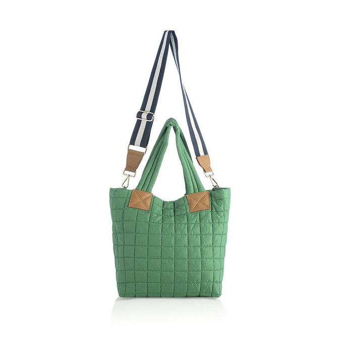Ezra Tote in Green-Lemons and Limes Boutique