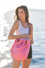Ezra Tote in Pink-Lemons and Limes Boutique