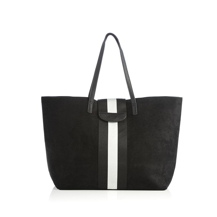 Blakely Tote in Black-Lemons and Limes Boutique