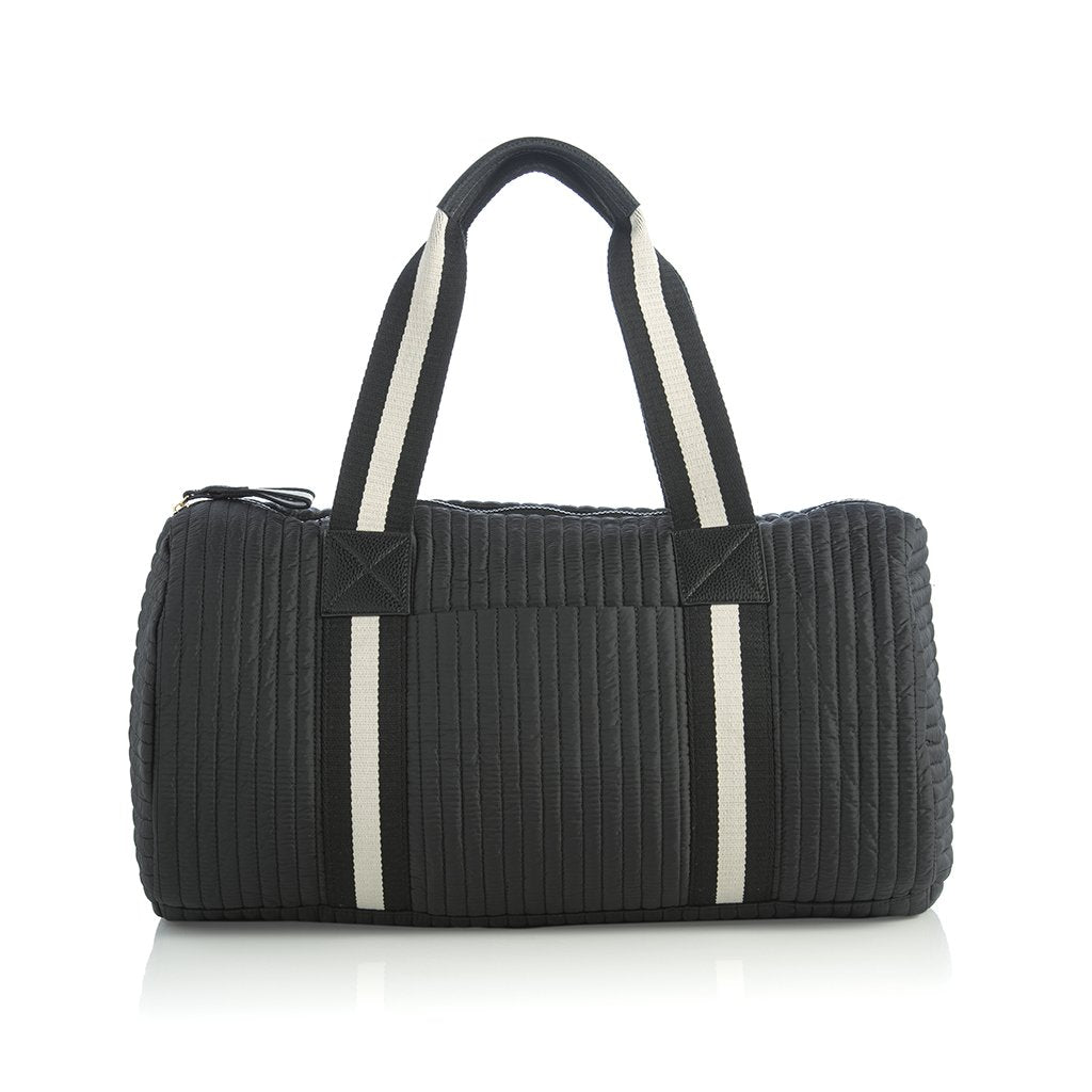 Ezra Duffle in Black-Lemons and Limes Boutique