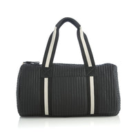 Ezra Duffle in Black-Lemons and Limes Boutique