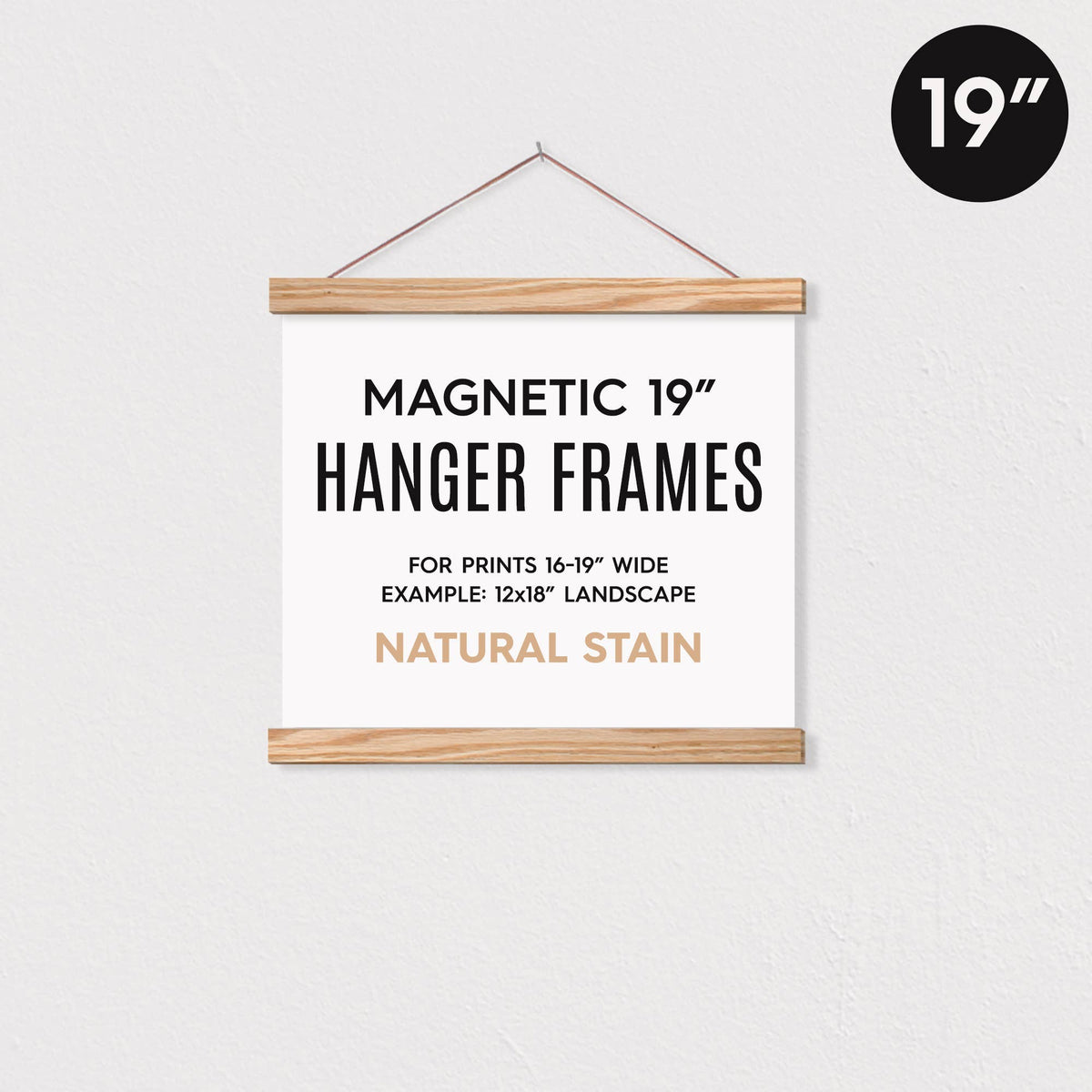 Hanger Frames - 19" MAGNETIC Poster Hanger Frame™ for 12x18" Landscape--Lemons and Limes Boutique