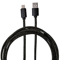 Simply Southern 10-Foot USB to Lightning Cable-Glitter Black-Lemons and Limes Boutique