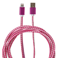 Simply Southern 10-Foot USB to Lightning Cable-Plaid-Lemons and Limes Boutique