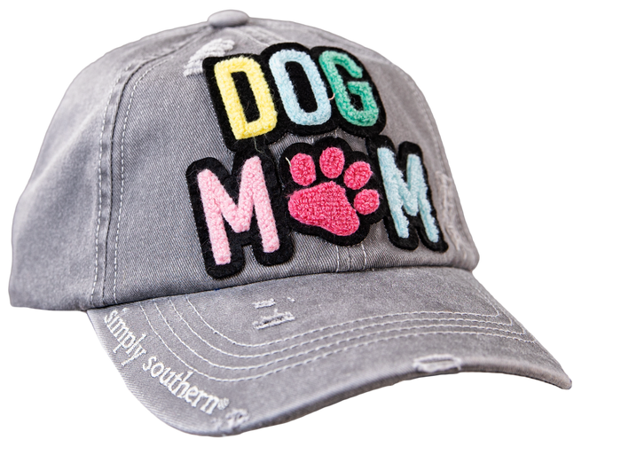 Simply Southern Chenille Hat- Dog Mom-Lemons and Limes Boutique