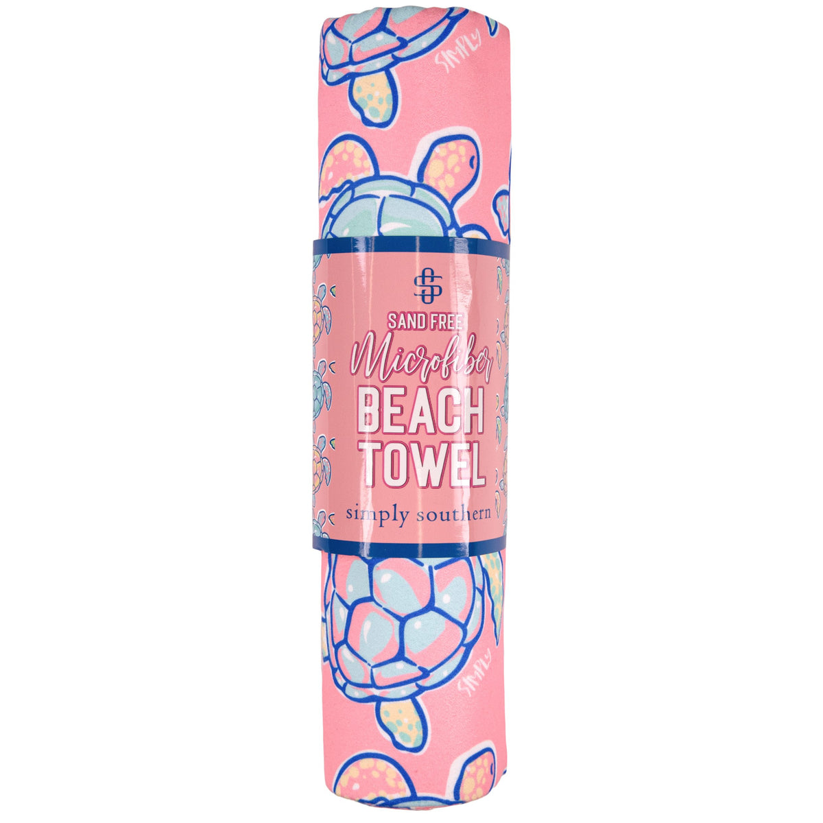 Simply Southern Beach Towel in Turtle Pink-Lemons and Limes Boutique