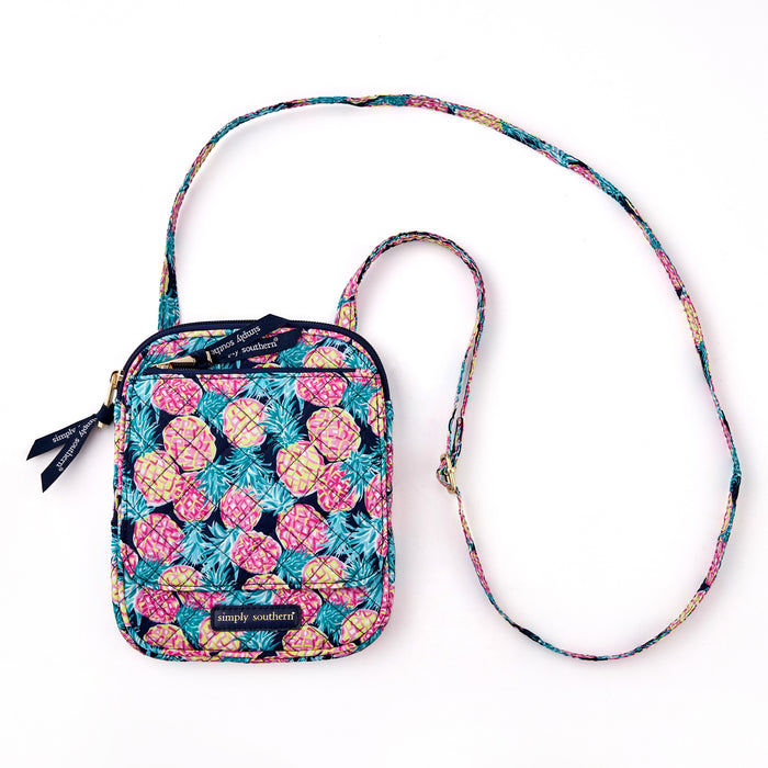 Simply Southern Quilted Crossbody in Navy Pineapple-Lemons and Limes Boutique