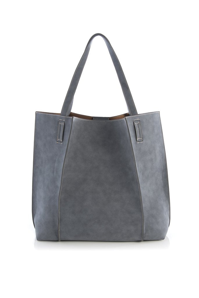 Blair Tote in Steel-Tote-Lemons and Limes Boutique