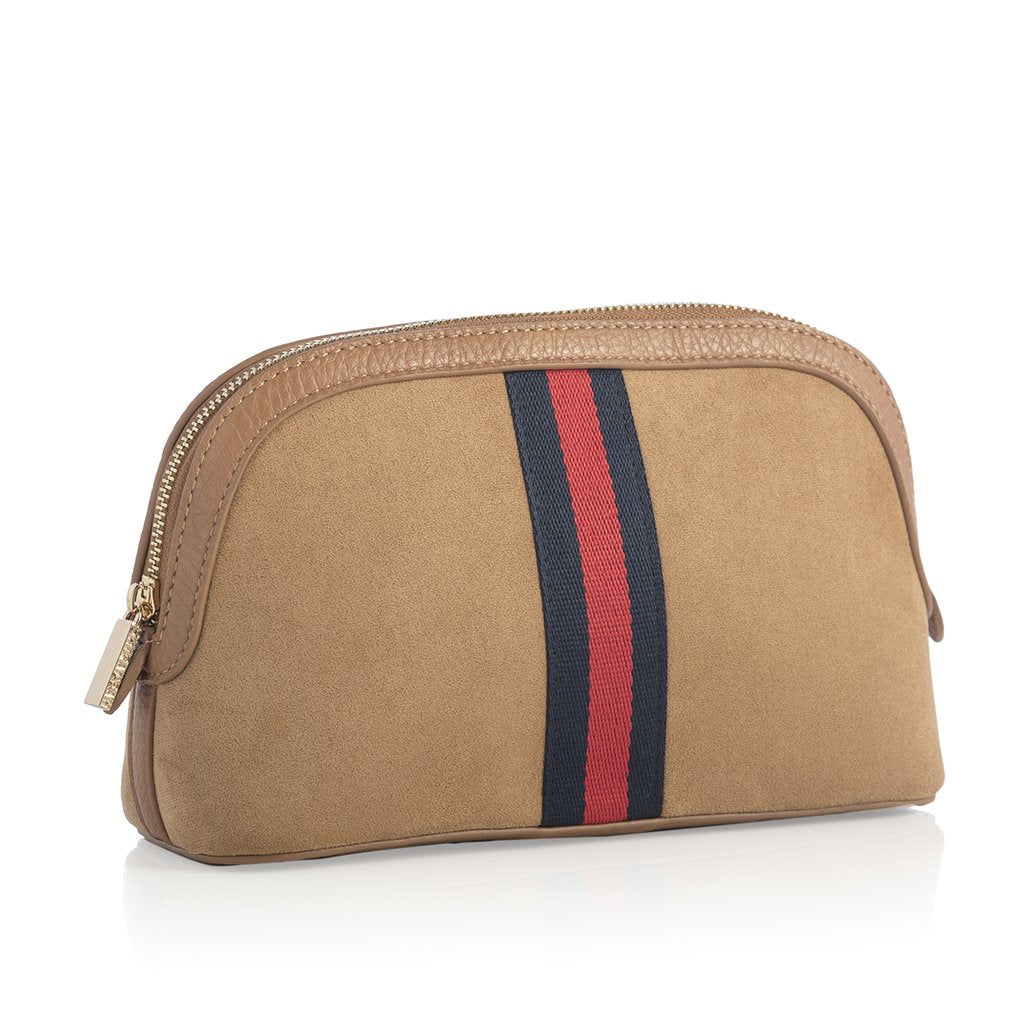 Blakely Zip Pouch in Tan-Lemons and Limes Boutique