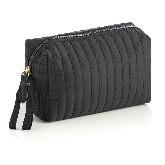 Ezra Small Boxy Pouch in Black-Lemons and Limes Boutique