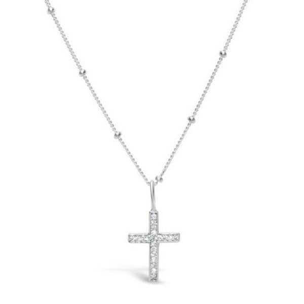 Charm & Chain Necklace - Cross--Lemons and Limes Boutique
