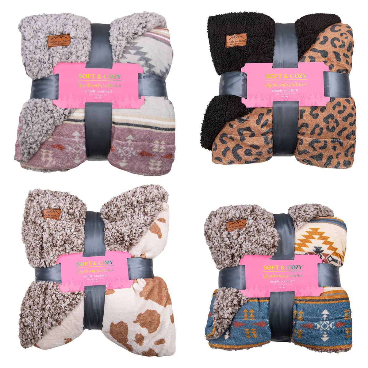 Simply Southern Simply Soft Blanket- Assorted Colors-Lemons and Limes Boutique