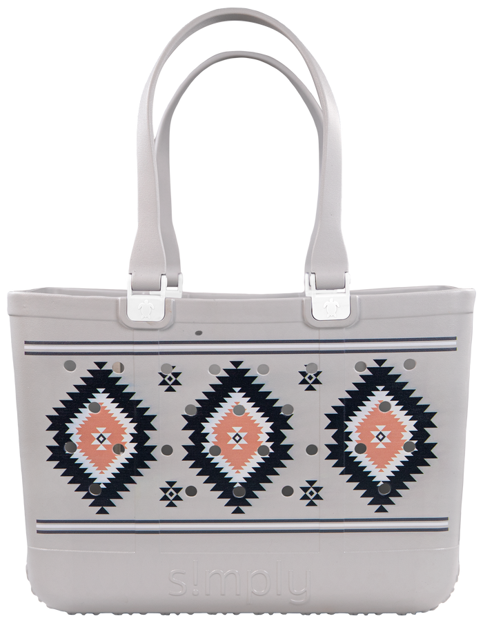Simply Southern SimplyTote Large in Aztec-Lemons and Limes Boutique