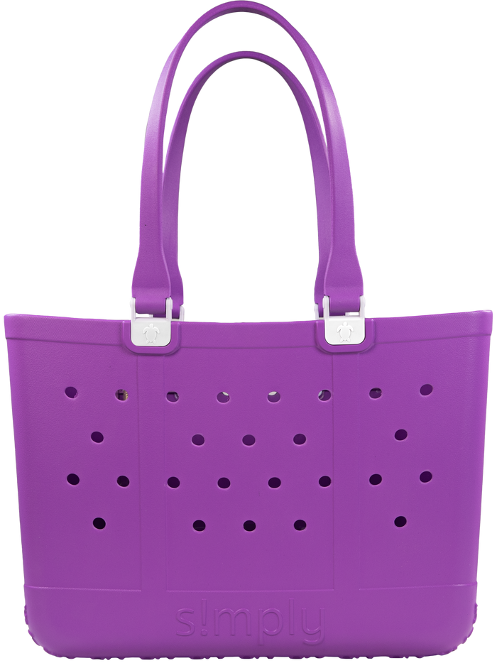 Simply Southern SimplyTote Large in Grape-Lemons and Limes Boutique