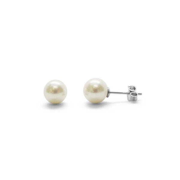 Pearl Stud (5mm -Ball) Earring--Lemons and Limes Boutique