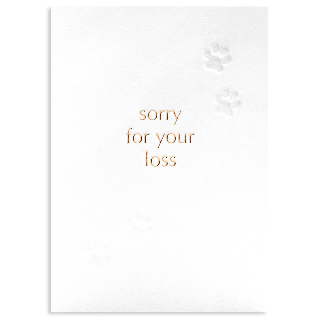 Sorry for Your Loss Greeting Card-Lemons and Limes Boutique