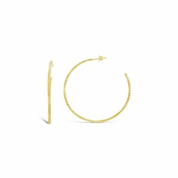 Hello Hoops Droplet Hoop Large 52MM-Gold--Lemons and Limes Boutique