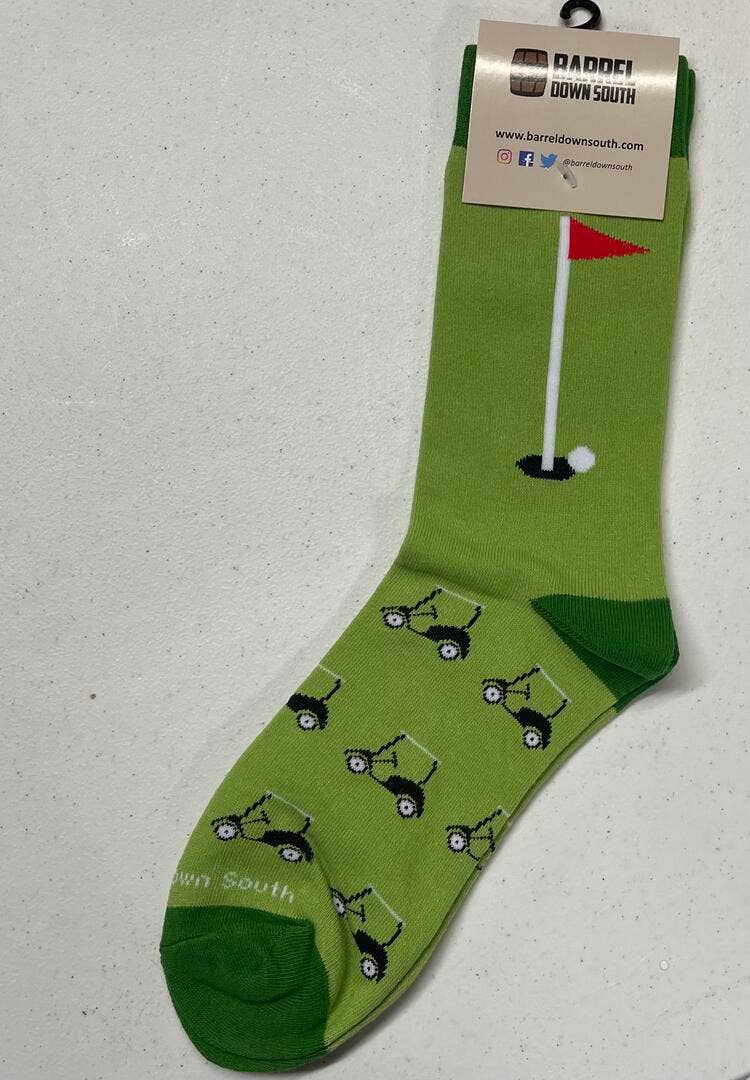 Golfing For Birdie Socks - Golf Socks-Lemons and Limes Boutique