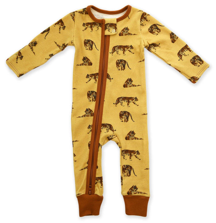 Bengal Tiger Organic Cotton Baby Sleeper--Lemons and Limes Boutique