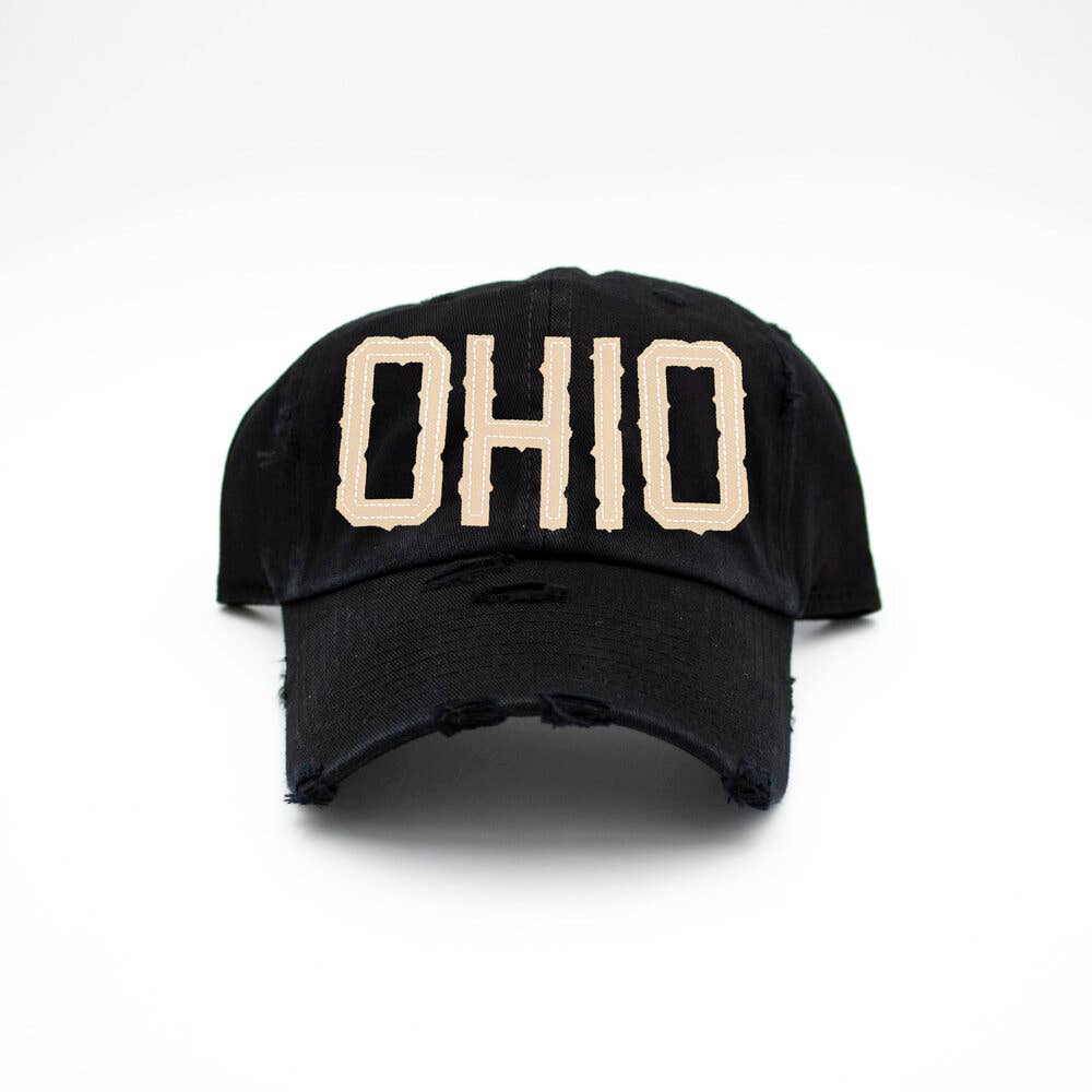 OHIO Black Hat-Lemons and Limes Boutique