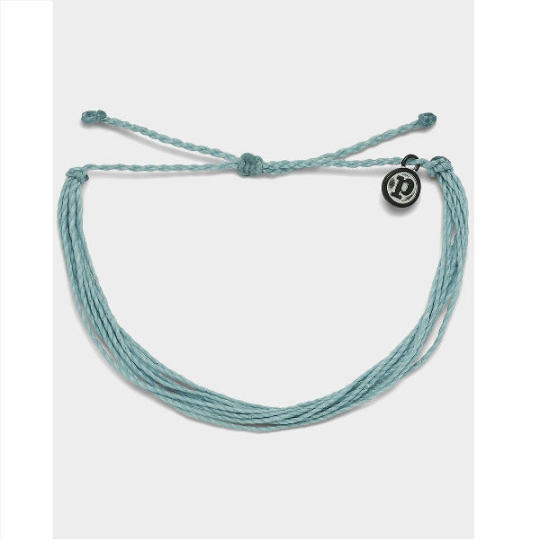 Bright Solid Bracelet in Smoke Blue Pura Vida-Bracelets-Lemons and Limes Boutique