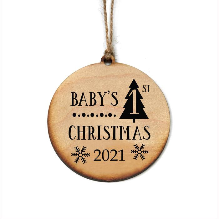 Baby's First Christmas Ornament Current Year-Lemons and Limes Boutique