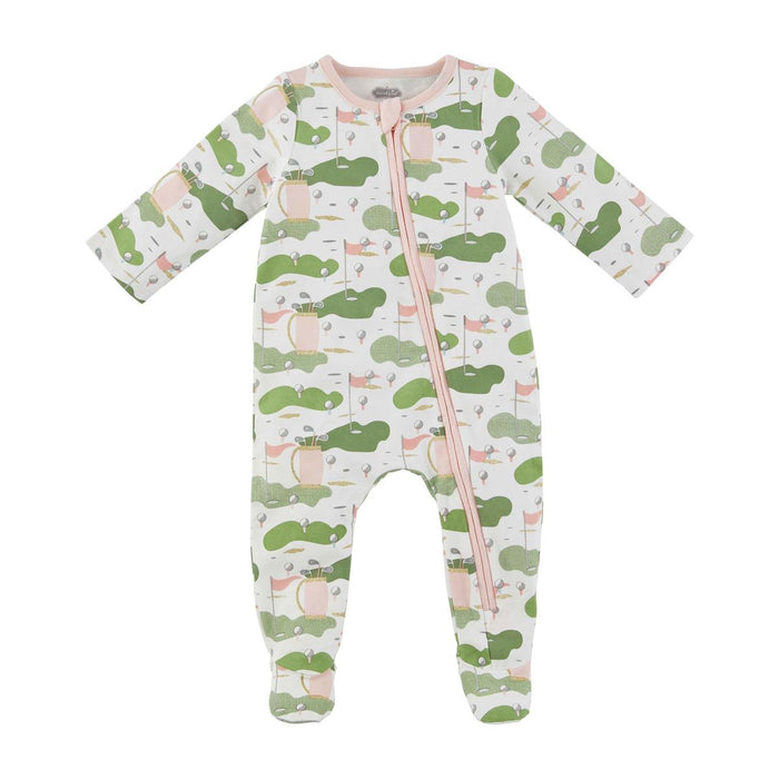 Pink Golf Sleeper-Sleepwear-Lemons and Limes Boutique