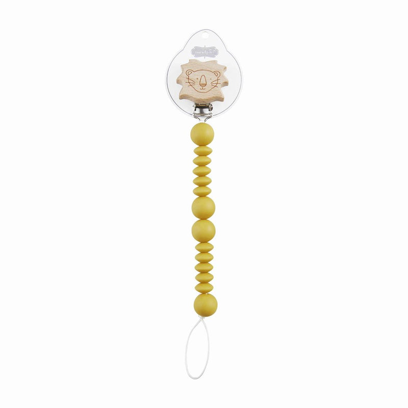 Lion Wood & Silicone Pacy Clip--Lemons and Limes Boutique