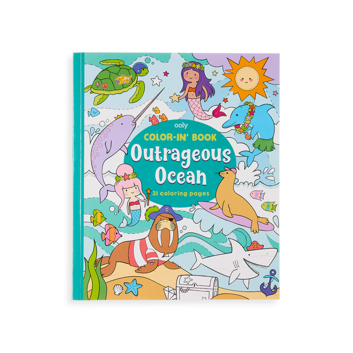 Outrageous Ocean Coloring Book-Lemons and Limes Boutique