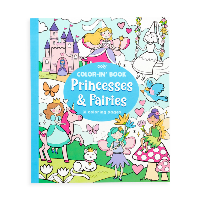 Princesses and Fairies Coloring Book-Lemons and Limes Boutique