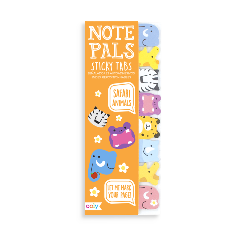 Note Pals Sticky Note Pad - Safari Animals--Lemons and Limes Boutique