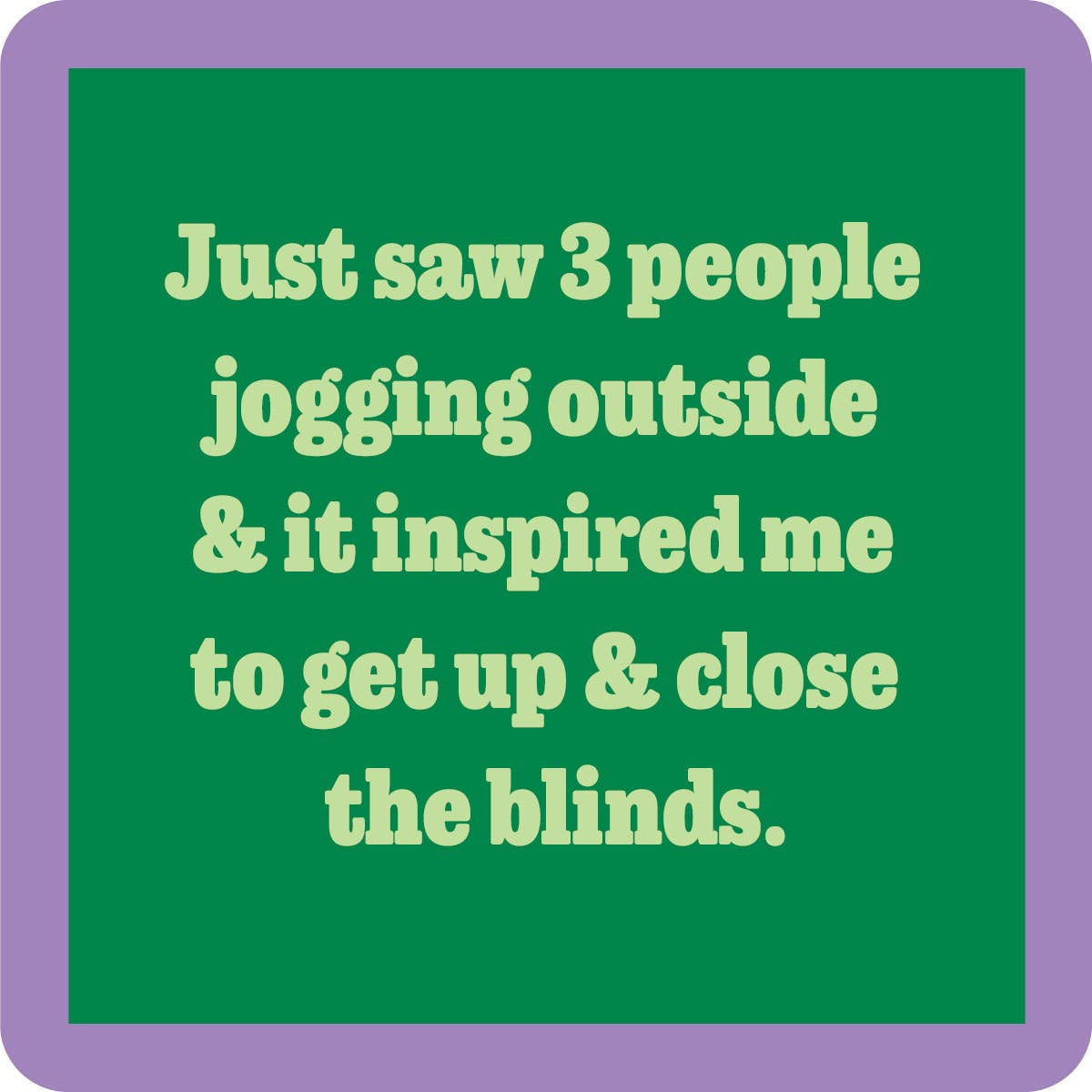 Jogging Coaster-Lemons and Limes Boutique