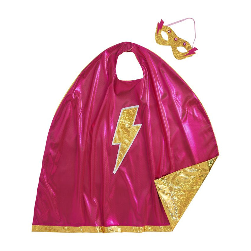 Kids Superhero Dress-up Costume Set - Pink--Lemons and Limes Boutique