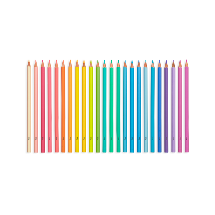 Pastel Hues Colored Pencils - Set of 24-Lemons and Limes Boutique