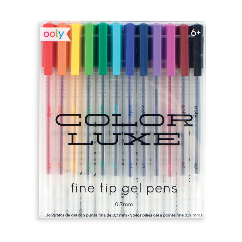 Color Luxe Gel Pens - Set of 12--Lemons and Limes Boutique