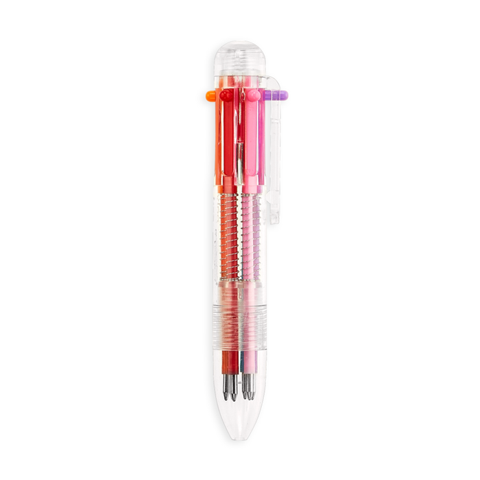 Color Click Mini 6 in 1 Colored Ballpoint Pen-Lemons and Limes Boutique