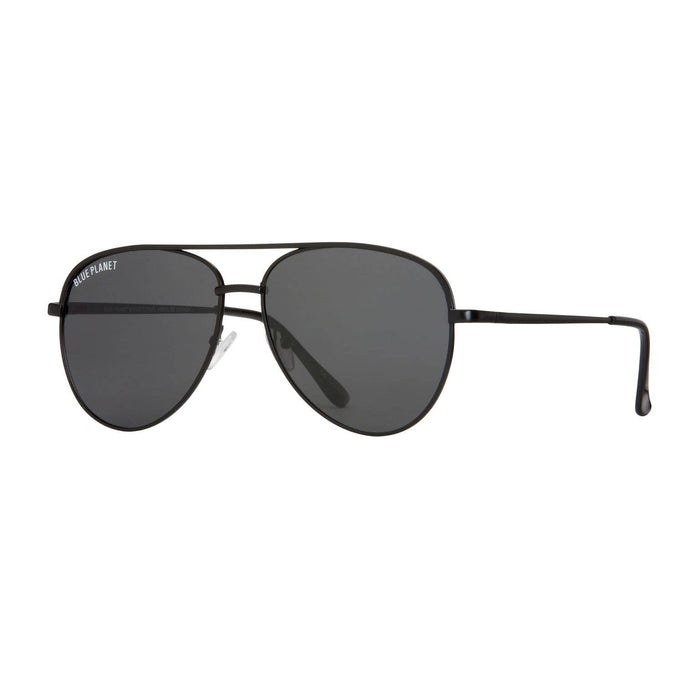 Jesse Sunglasses in Matte Black with Dark Smoke Polarized Lens--Lemons and Limes Boutique