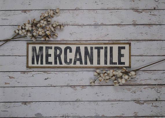 Mercantile Sign--Lemons and Limes Boutique