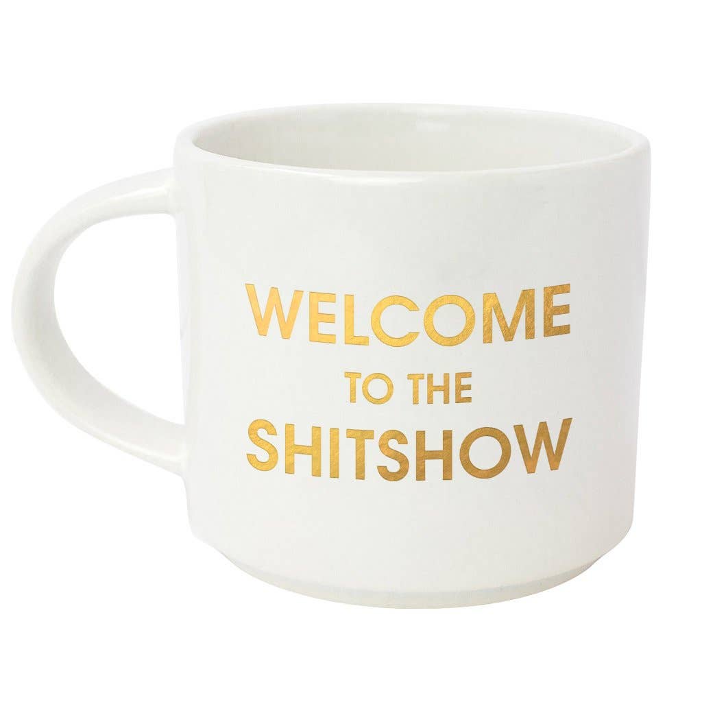 Welcome to the Shitshow Gold Metallic Mug-Gold Foil-Lemons and Limes Boutique