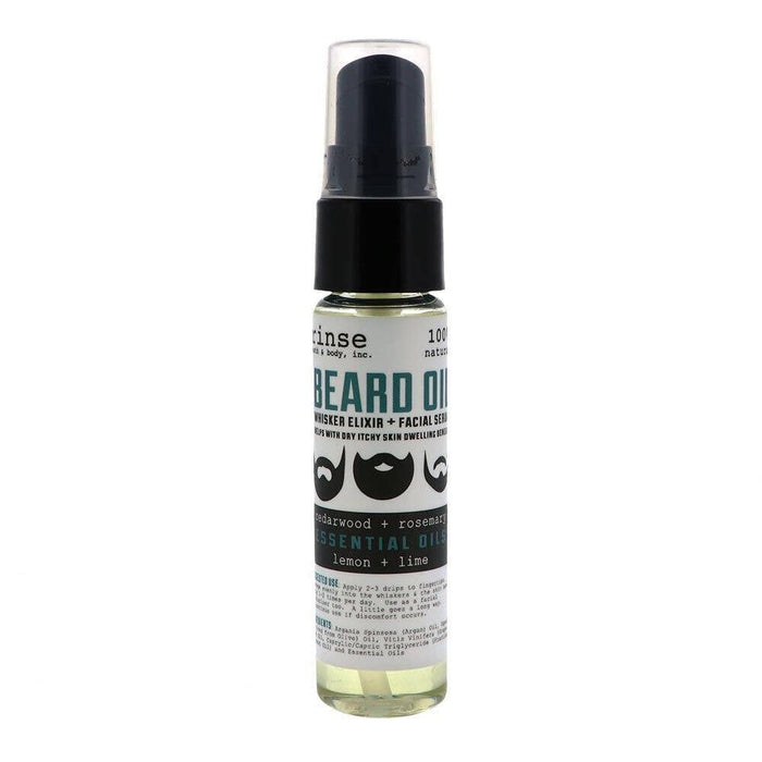 Beard Oil (Skin & Whisker Elixer) in Cedarwood & Rosemary--Lemons and Limes Boutique