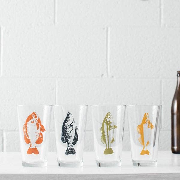 Gone Fishin' Glassware-Assorted-Lemons and Limes Boutique