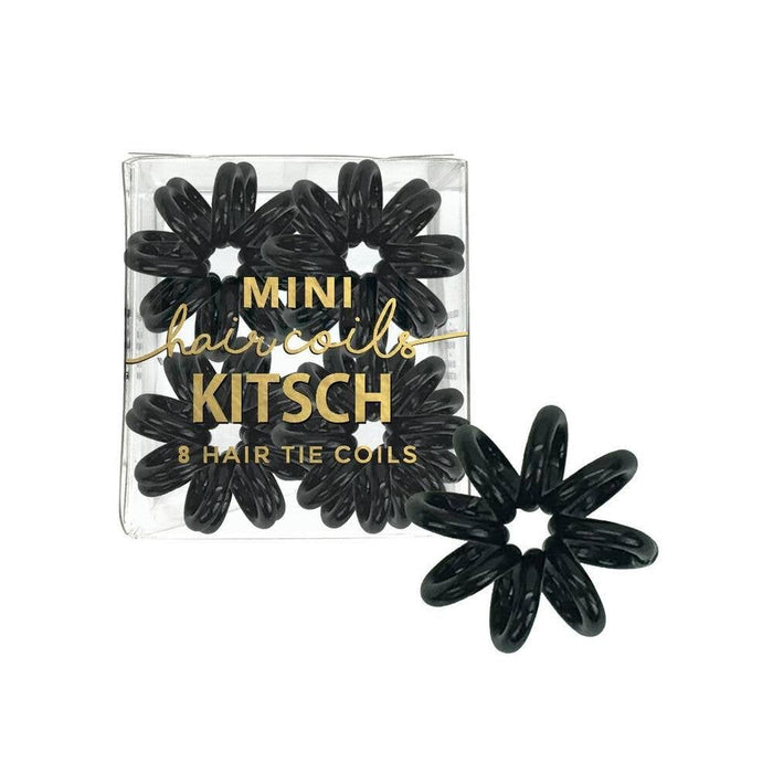 Mini Hair Coil in Black Kitsch--Lemons and Limes Boutique