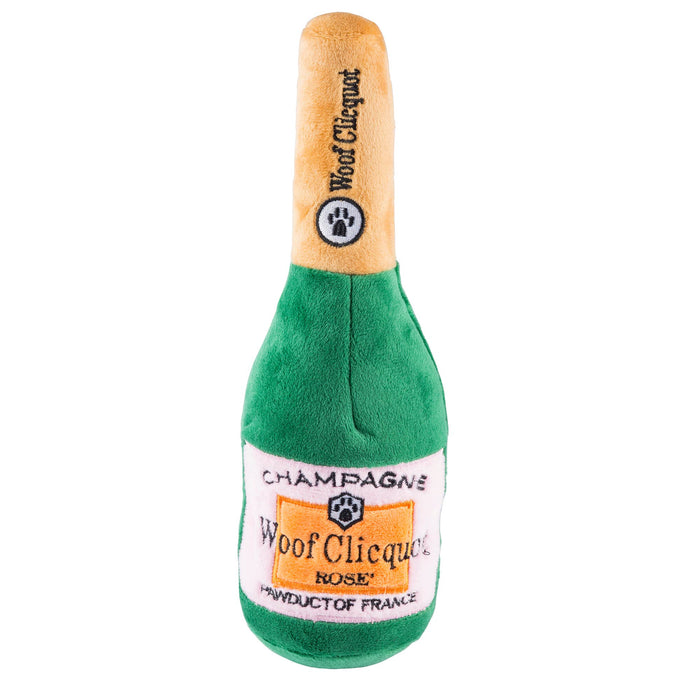 Woof Clicquot Rose' Champagne Bottle in Large--Lemons and Limes Boutique