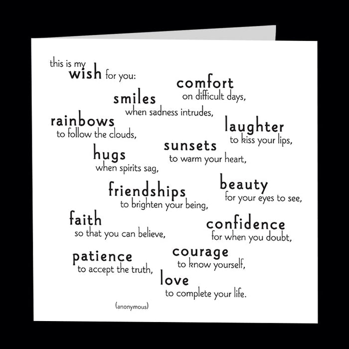 My Wish For You Card-Lemons and Limes Boutique