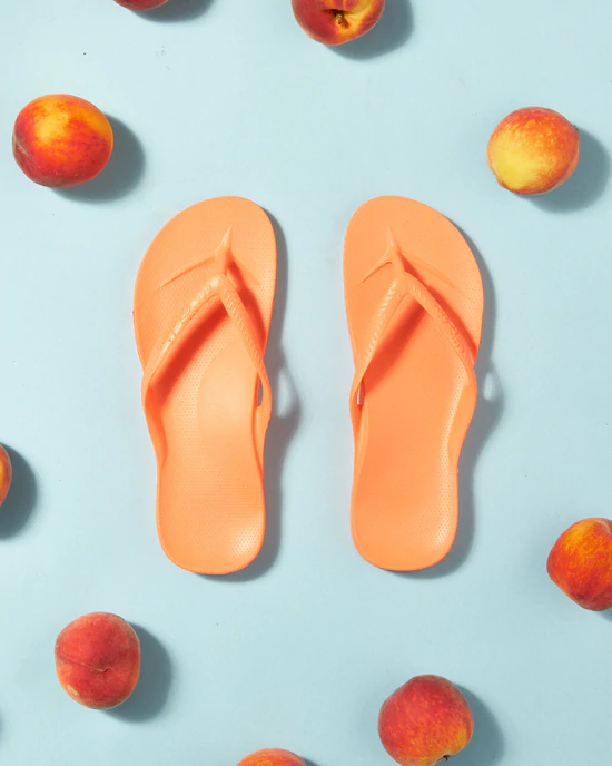 Archies Flip Flop in Peach-Shoes-Lemons and Limes Boutique