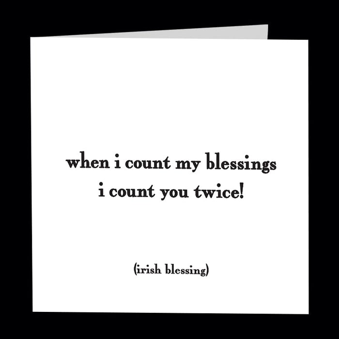 When I Count My Blessings Greeting Card--Lemons and Limes Boutique